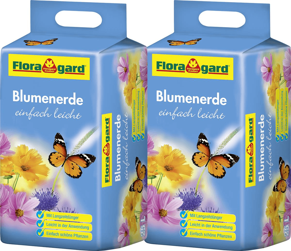 Floragard Blumenerde leicht - Floragard - Gartenbedarf > Gartenerden - DerGartenmarkt.de shop.dergartenmarkt.de