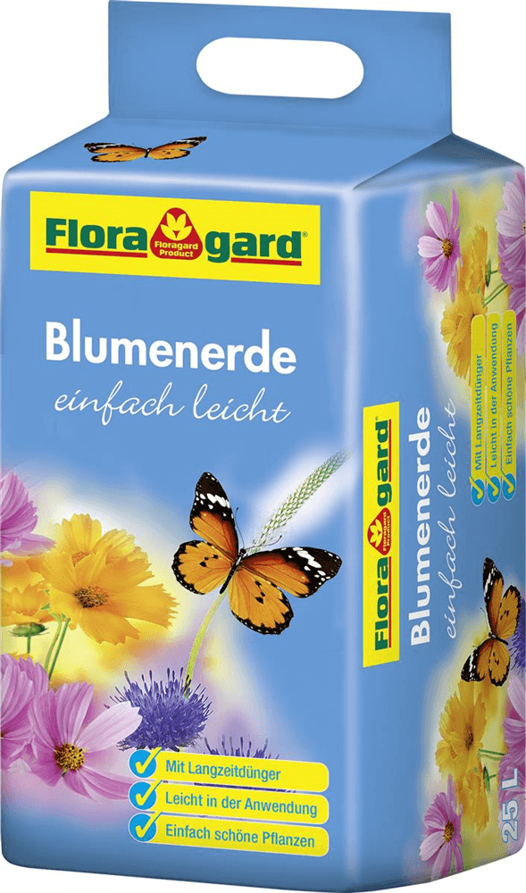 Floragard Blumenerde leicht - Floragard - Gartenbedarf > Gartenerden - DerGartenmarkt.de shop.dergartenmarkt.de