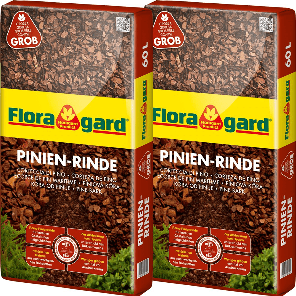 Floragard Pinienrinde grob 25-40 mm - Floragard - Gartenbedarf > Gartenerden - DerGartenmarkt.de shop.dergartenmarkt.de