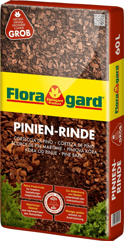 Floragard Pinienrinde grob 25-40 mm - Floragard - Gartenbedarf > Gartenerden - DerGartenmarkt.de shop.dergartenmarkt.de