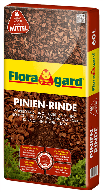 Floragard Pinienrinde mittel 15-25 mm - Floragard - Gartenbedarf > Gartenerden - DerGartenmarkt.de shop.dergartenmarkt.de