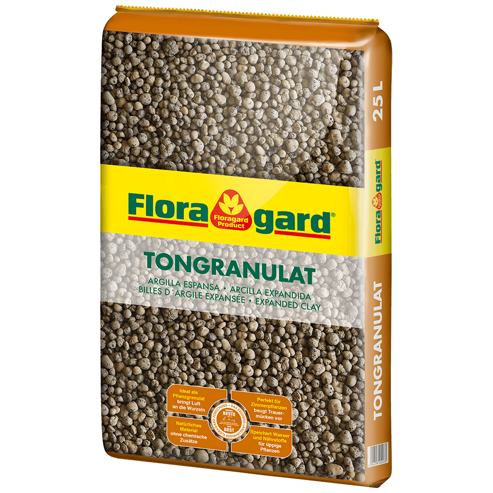 Floragard Tongranulat - Floragard - Gartenbedarf > Gartenerden > Blähton und Hydrokultur - DerGartenmarkt.de shop.dergartenmarkt.de