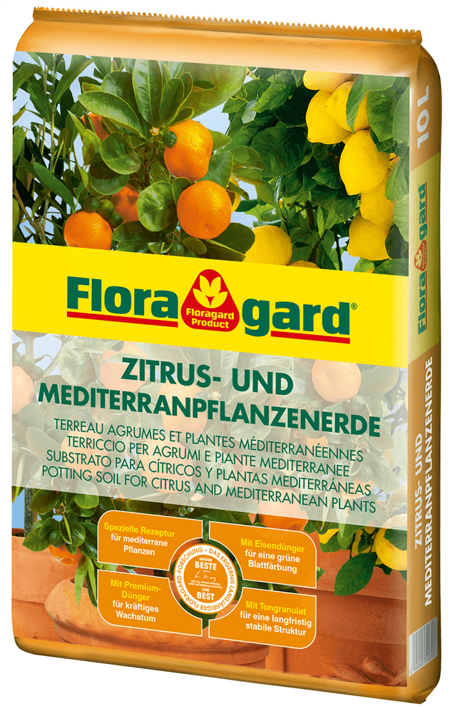 Floragard Zitrus- und Mediterranpflanzenerde - Floragard - Gartenbedarf > Gartenerden > Spezialerden - DerGartenmarkt.de shop.dergartenmarkt.de