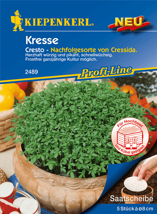 Gartenkresse 'Cresto' - Kiepenkerl - Pflanzen > Saatgut > Kräutersamen > Kressesamen - DerGartenmarkt.de shop.dergartenmarkt.de