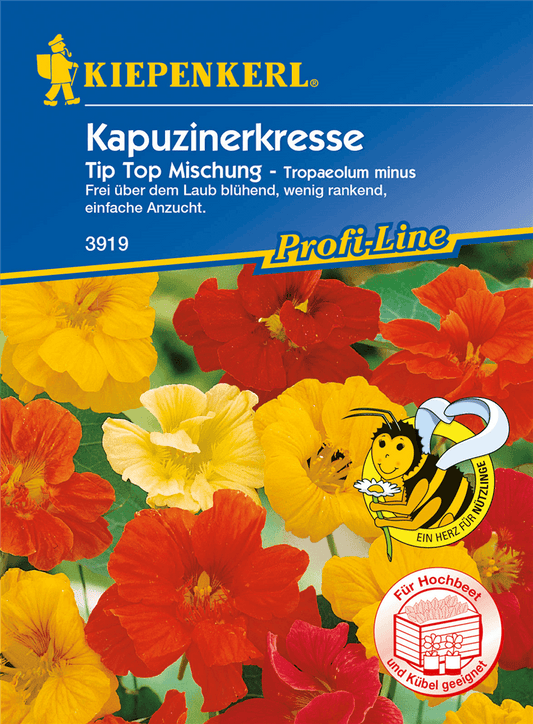 Kapuzinerkresse 'Tip Top Mischung' - Kiepenkerl - Pflanzen > Saatgut > Kräutersamen > Kressesamen - DerGartenmarkt.de shop.dergartenmarkt.de