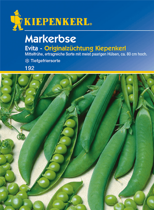 Markerbse 'Evita' - Kiepenkerl - Pflanzen > Saatgut > Gemüsesamen > Erbsensamen - DerGartenmarkt.de shop.dergartenmarkt.de