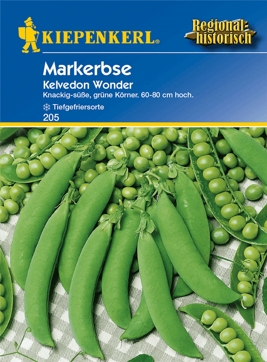 Markerbse 'Wunder von Kelvedon' - Kiepenkerl - Pflanzen > Saatgut > Gemüsesamen > Erbsensamen - DerGartenmarkt.de shop.dergartenmarkt.de