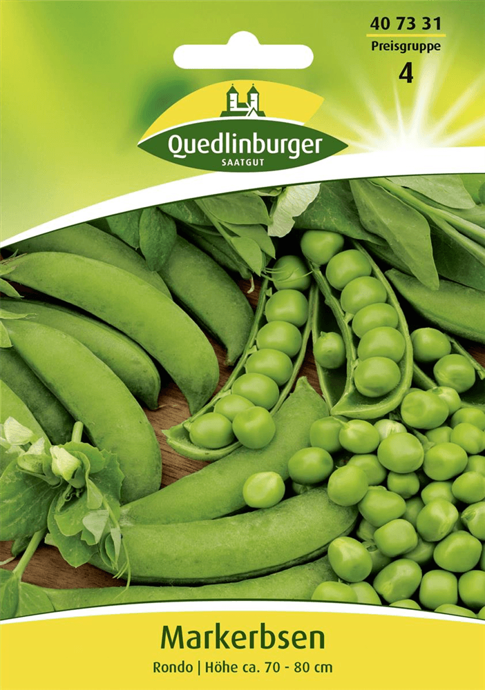 Markerbsensamen 'Rondo' - Quedlinburger Saatgut - Pflanzen > Saatgut > Gemüsesamen > Erbsensamen - DerGartenmarkt.de shop.dergartenmarkt.de