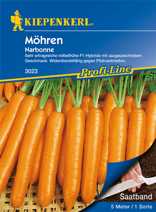 Möhre 'Narbonne' - Kiepenkerl - Pflanzen > Saatgut > Gemüsesamen > Möhrensamen - DerGartenmarkt.de shop.dergartenmarkt.de