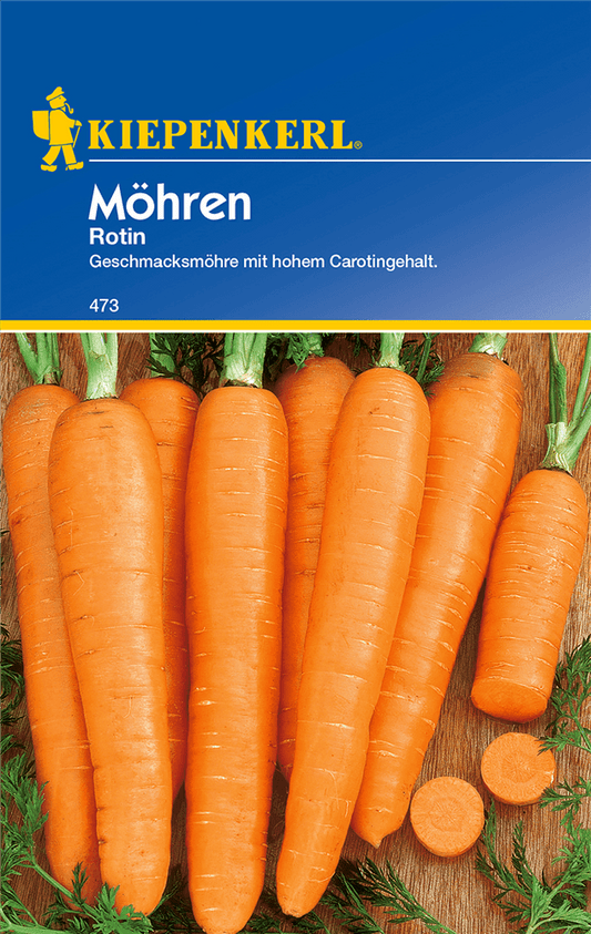 Möhre 'Rotin' - Kiepenkerl - Pflanzen > Saatgut > Gemüsesamen > Möhrensamen - DerGartenmarkt.de shop.dergartenmarkt.de