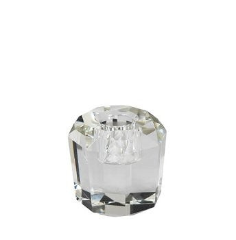 Kaheku Miano Kerzenhalter Kristall Klar 6 × 6 × 6 cm – Produktansicht