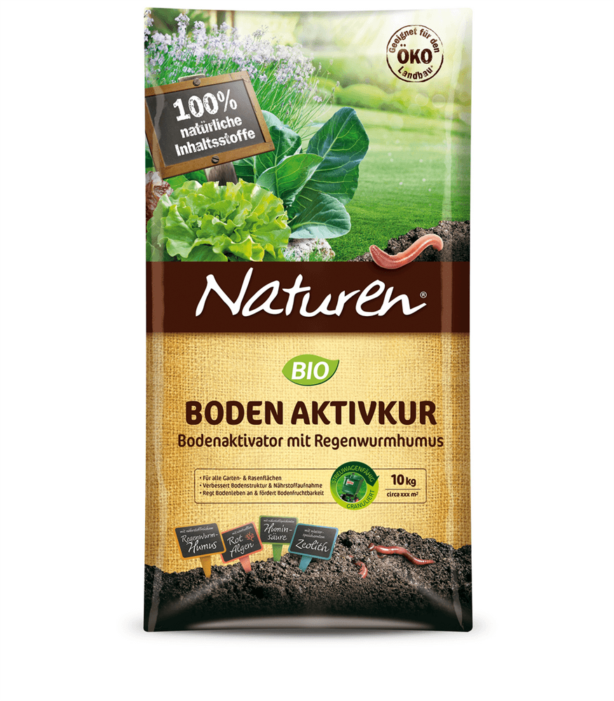 Naturen Bio Bodenaktivkur - Naturen - Gartenbedarf > Gartenerden > Bodenverbesserer - DerGartenmarkt.de shop.dergartenmarkt.de