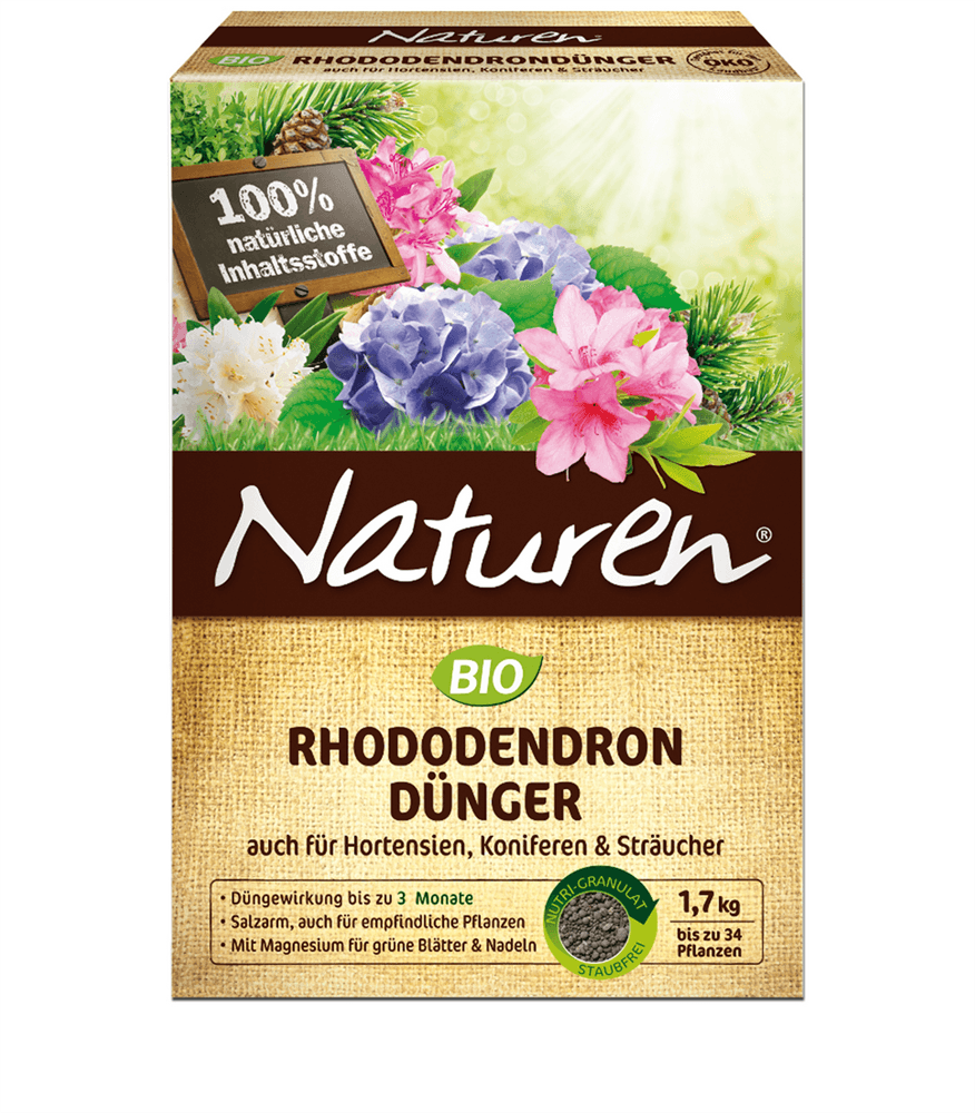 Naturen Bio Rhododendrondünger - Naturen - Gartenbedarf > Dünger - DerGartenmarkt.de shop.dergartenmarkt.de