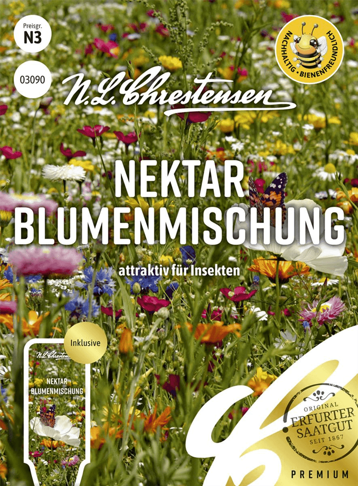 Nektar Blumenmischung-Samen - Chrestensen - Pflanzen > Saatgut > Blumensamen > Blumensamen, mehrjährig - DerGartenmarkt.de shop.dergartenmarkt.de