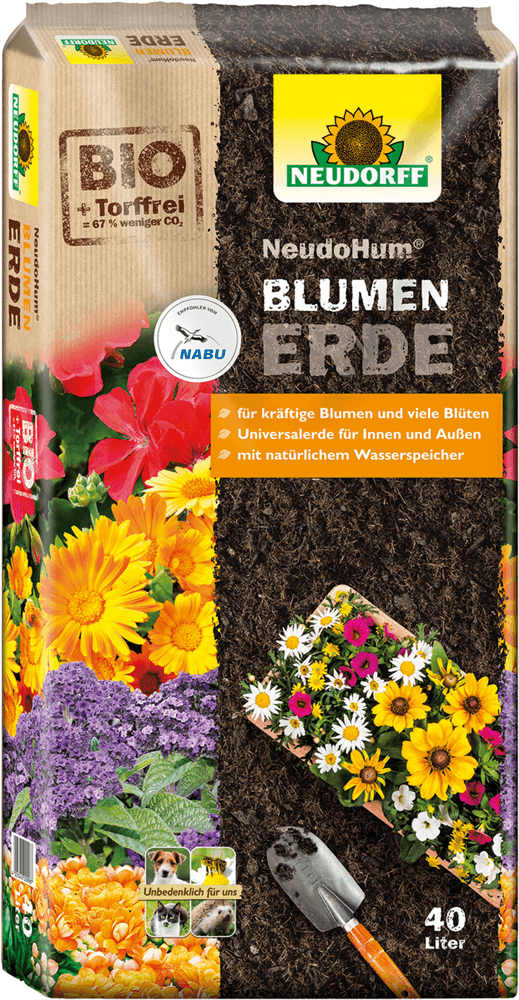 NeudoHum BlumenErde - NeudoHum - Gartenbedarf > Gartenerden > Blumenerden - DerGartenmarkt.de shop.dergartenmarkt.de