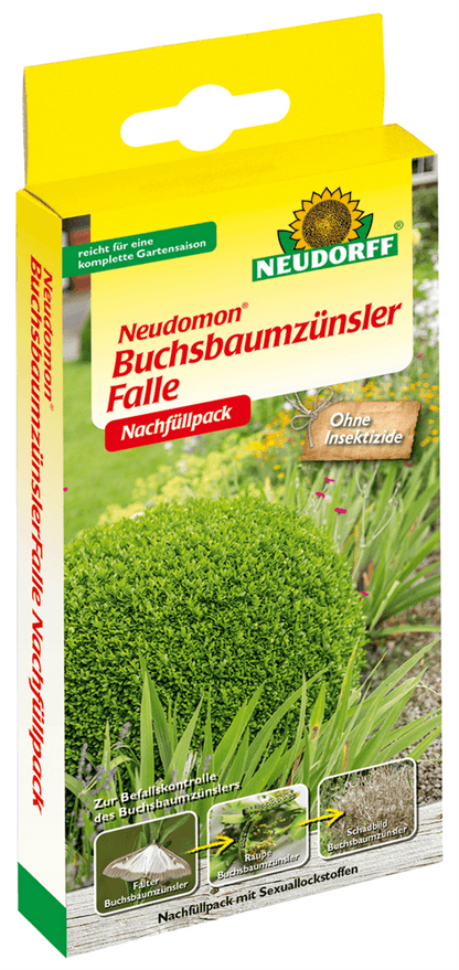 Neudomon BuchsbaumzünslerFalle Nachfüllpack - Neudomon - Gartenbedarf > Schädlingsbekämpfung - DerGartenmarkt.de shop.dergartenmarkt.de