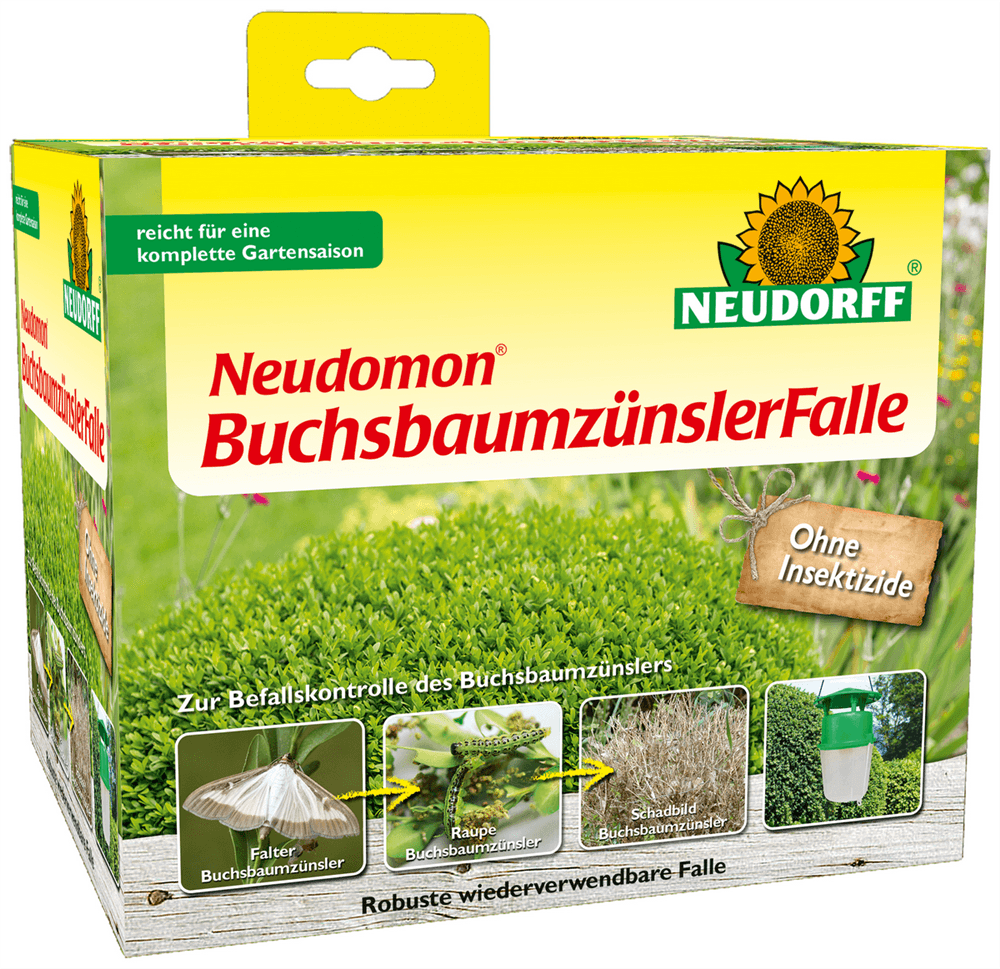Neudomon BuchsbaumzünslerFalle - Neudomon - Gartenbedarf > Schädlingsbekämpfung - DerGartenmarkt.de shop.dergartenmarkt.de