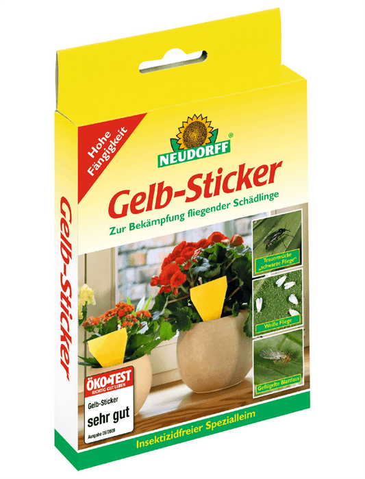 Neudorff Gelb-Sticker - Neudorff - Gartenbedarf > Pflanzenschutz - DerGartenmarkt.de shop.dergartenmarkt.de