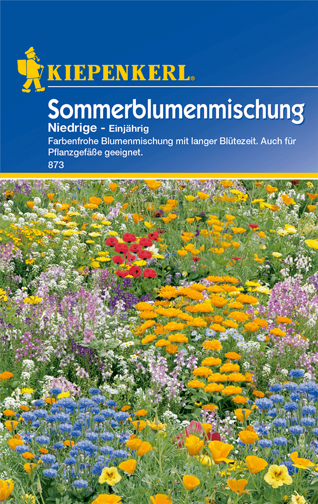 Niedrige Sommerblumen - Kiepenkerl - Pflanzen > Saatgut > Blumensamen > Blumensamen-Mischung - DerGartenmarkt.de shop.dergartenmarkt.de