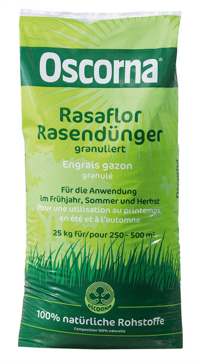 Oscorna Rasaflor Rasendünger granuliert 25 kg - Oscorna - Gartenbedarf > Dünger > Rasendünger - DerGartenmarkt.de shop.dergartenmarkt.de