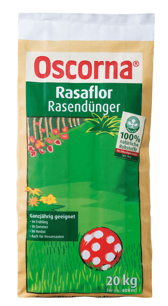 Oscorna Rasaflor Rasendünger - Oscorna - Gartenbedarf > Dünger > Rasendünger - DerGartenmarkt.de shop.dergartenmarkt.de
