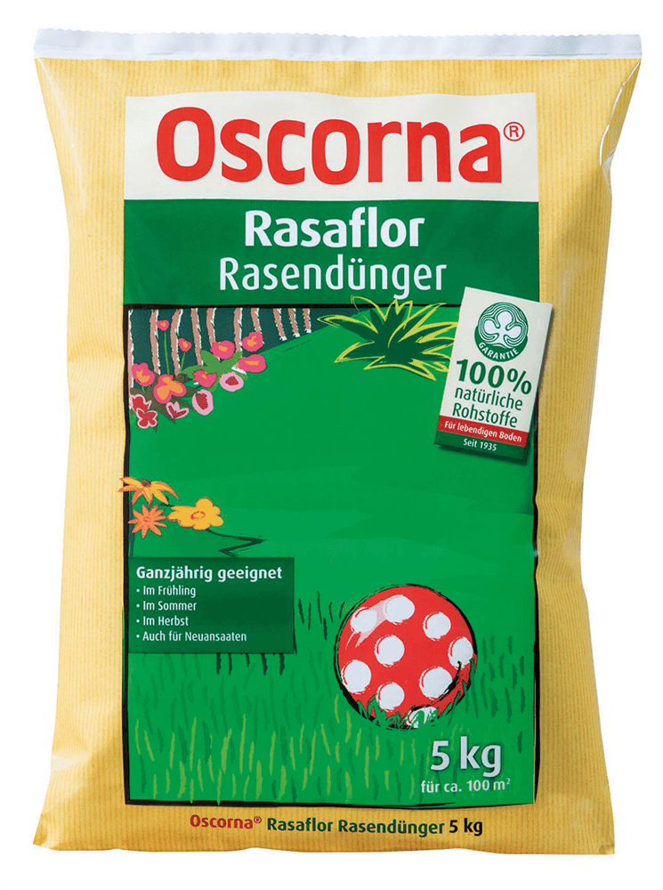 Oscorna Rasaflor Rasendünger - Oscorna - Gartenbedarf > Dünger > Rasendünger - DerGartenmarkt.de shop.dergartenmarkt.de