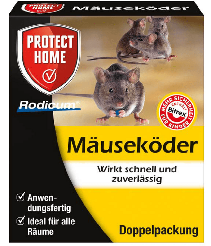 Protect Home Mäuseköder Rodicum - Protect Home - Gartenbedarf > Schädlingsbekämpfung - DerGartenmarkt.de shop.dergartenmarkt.de