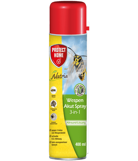 Protect Home Wespen Akut Spray (3in1) Natria - Protect Home - Gartenbedarf > Schädlingsbekämpfung - DerGartenmarkt.de shop.dergartenmarkt.de