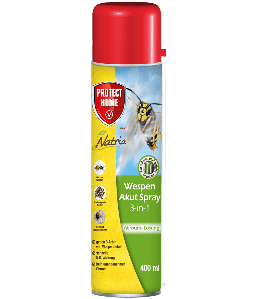 Protect Home Wespen Akut Spray (3in1) Natria - Protect Home - Gartenbedarf > Schädlingsbekämpfung - DerGartenmarkt.de shop.dergartenmarkt.de
