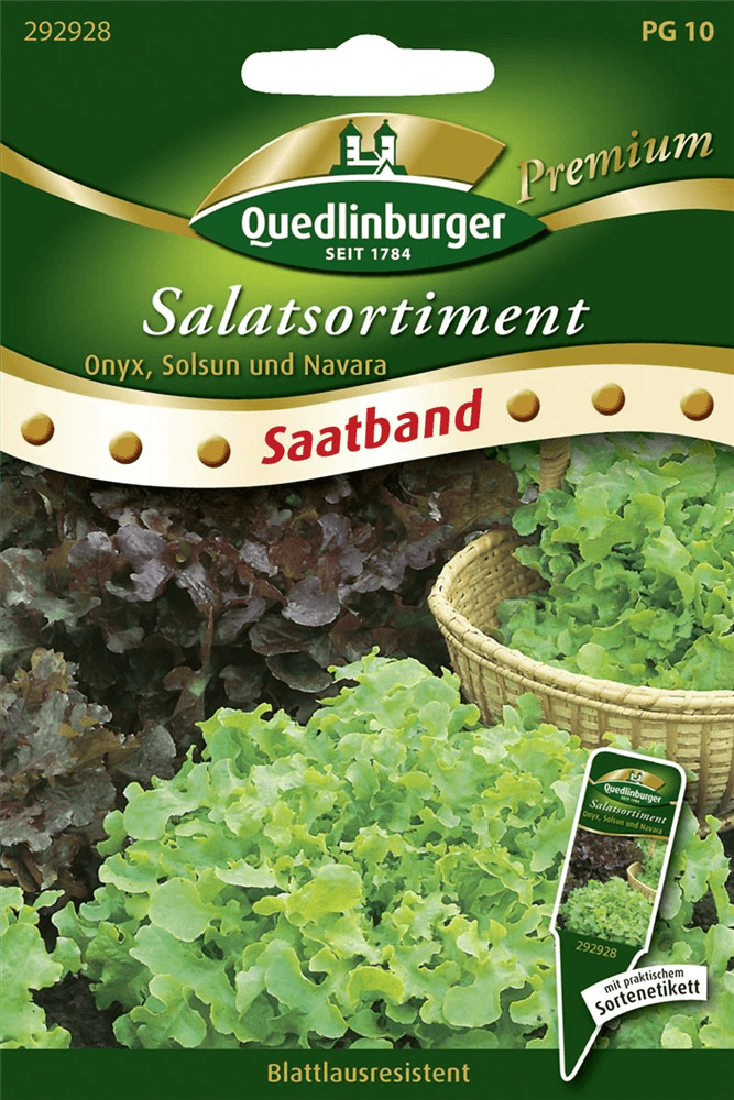 Salatsortimentsamen 'Blattlaussortiment' - Quedlinburger Saatgut - Pflanzen > Saatgut > Gemüsesamen > Salatsamen - DerGartenmarkt.de shop.dergartenmarkt.de
