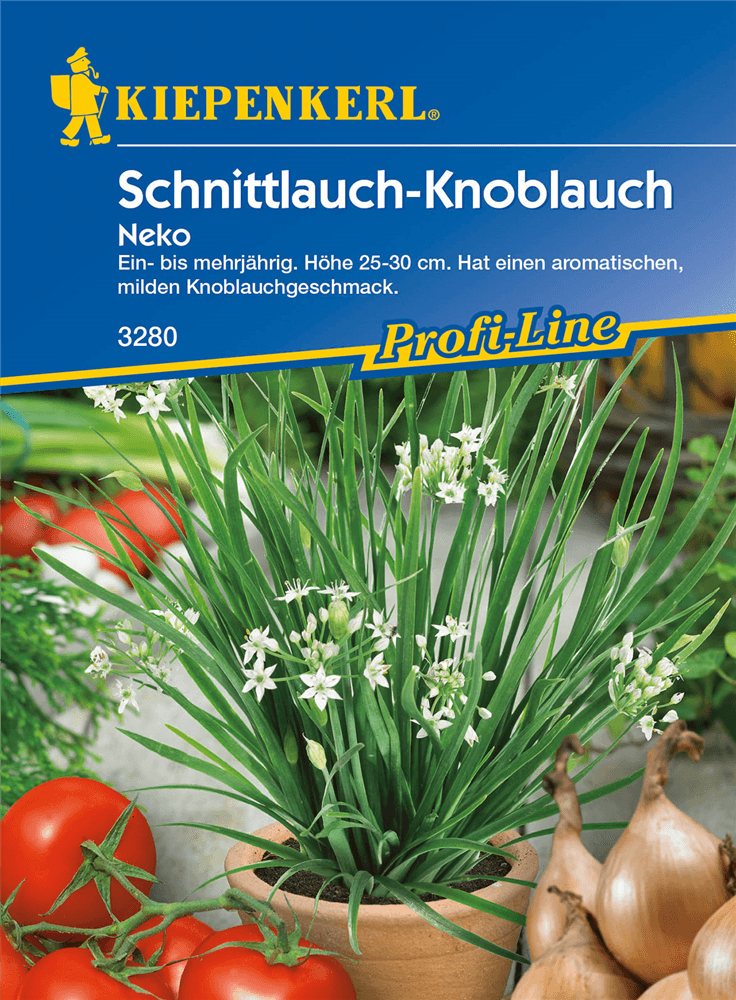 Schnittknoblauch 'Neko' - Kiepenkerl - Pflanzen > Saatgut > Kräutersamen > Schnittlauchsamen - DerGartenmarkt.de shop.dergartenmarkt.de