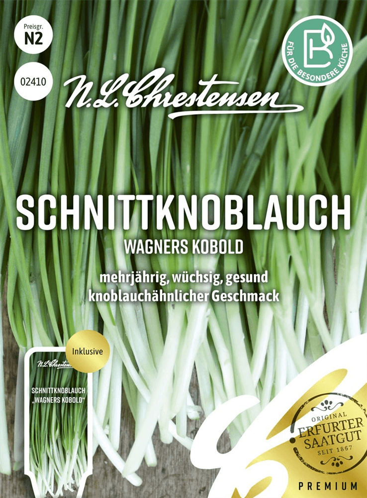 Schnittknoblauchsamen 'Wagners Kobold' - Chrestensen - Pflanzen > Saatgut > Gemüsesamen - DerGartenmarkt.de shop.dergartenmarkt.de