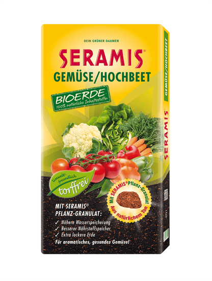 Seramis Gemüse / Hochbeet Bioerde ohne Torf 40 l - Seramis - Gartenbedarf > Gartenerden > Spezialerden - DerGartenmarkt.de shop.dergartenmarkt.de