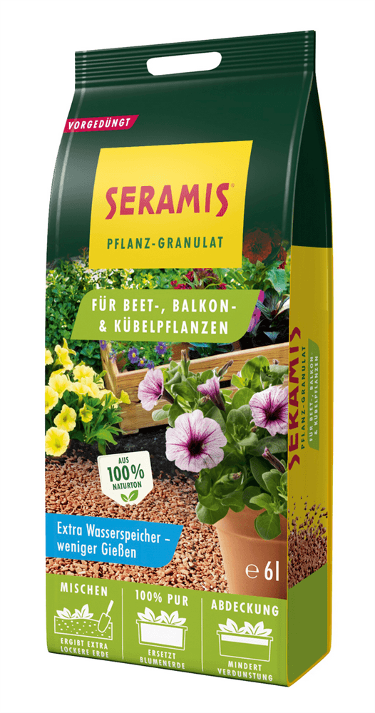 Seramis Outdoor Pflanz-Granulat - Seramis - Gartenbedarf > Gartenerden > Substrate - DerGartenmarkt.de shop.dergartenmarkt.de