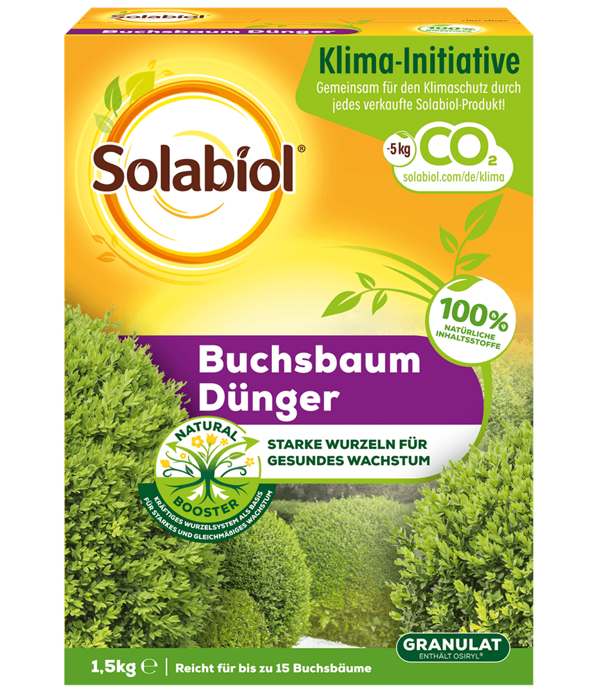 Solabiol® Buchsbaum Dünger - Solabiol - Gartenbedarf > Dünger - DerGartenmarkt.de shop.dergartenmarkt.de