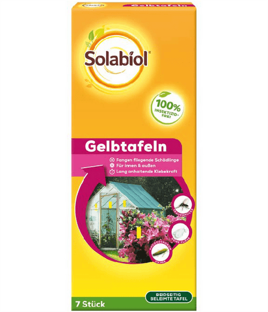 Solabiol® Gelbtafeln - Solabiol - Gartenbedarf > Pflanzenschutz - DerGartenmarkt.de shop.dergartenmarkt.de