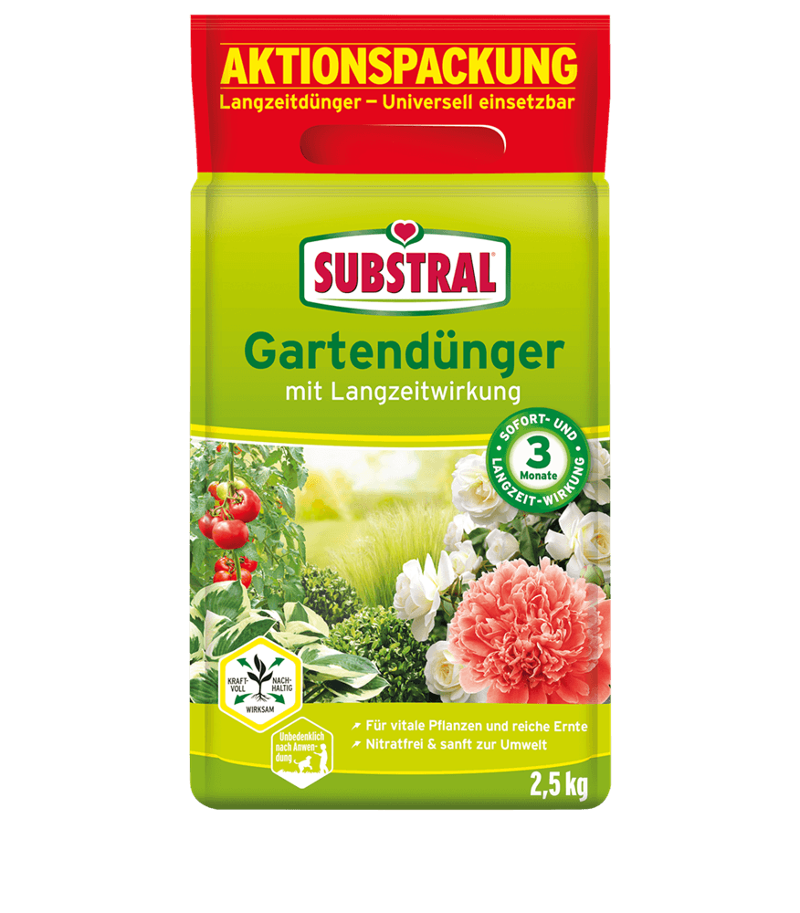 Substral Gartendünger mit Langzeitwirkung - Substral - Gartenbedarf > Dünger - DerGartenmarkt.de shop.dergartenmarkt.de