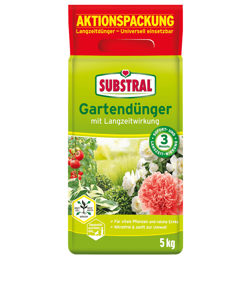 Substral Gartendünger mit Langzeitwirkung - Substral - Gartenbedarf > Dünger - DerGartenmarkt.de shop.dergartenmarkt.de