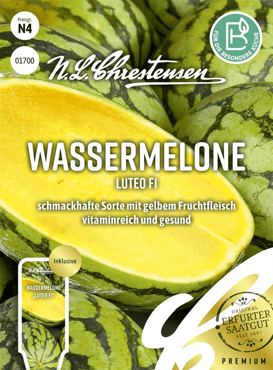 Wassermelonensamen 'Luteo' - Chrestensen - Pflanzen > Saatgut > Obstsamen > Melonensamen - DerGartenmarkt.de shop.dergartenmarkt.de