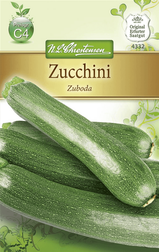 Zucchinisamen 'Zuboda' - Chrestensen - Pflanzen > Saatgut > Gemüsesamen > Zucchinisamen - DerGartenmarkt.de shop.dergartenmarkt.de